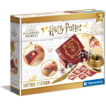 Clementoni Harry Potter-Magic Tattoo-Set, Laboratorio, Kit Tatuaggi temporanei Tatoo Bambini