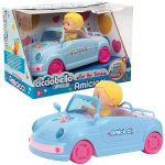 Cicciobello - Amicicci Auto Cabrio, incluso Mini Personaggio con maglietta e pannolino colorato
