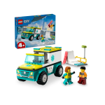 LEGO CITY Ambulanza di emergenza e snowboarder